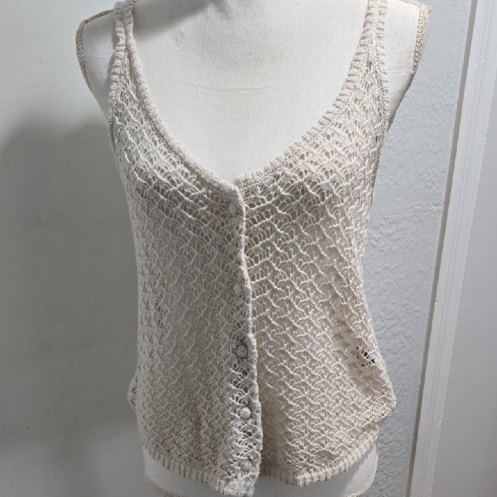 Moon & Madison Cream Knit Camisole